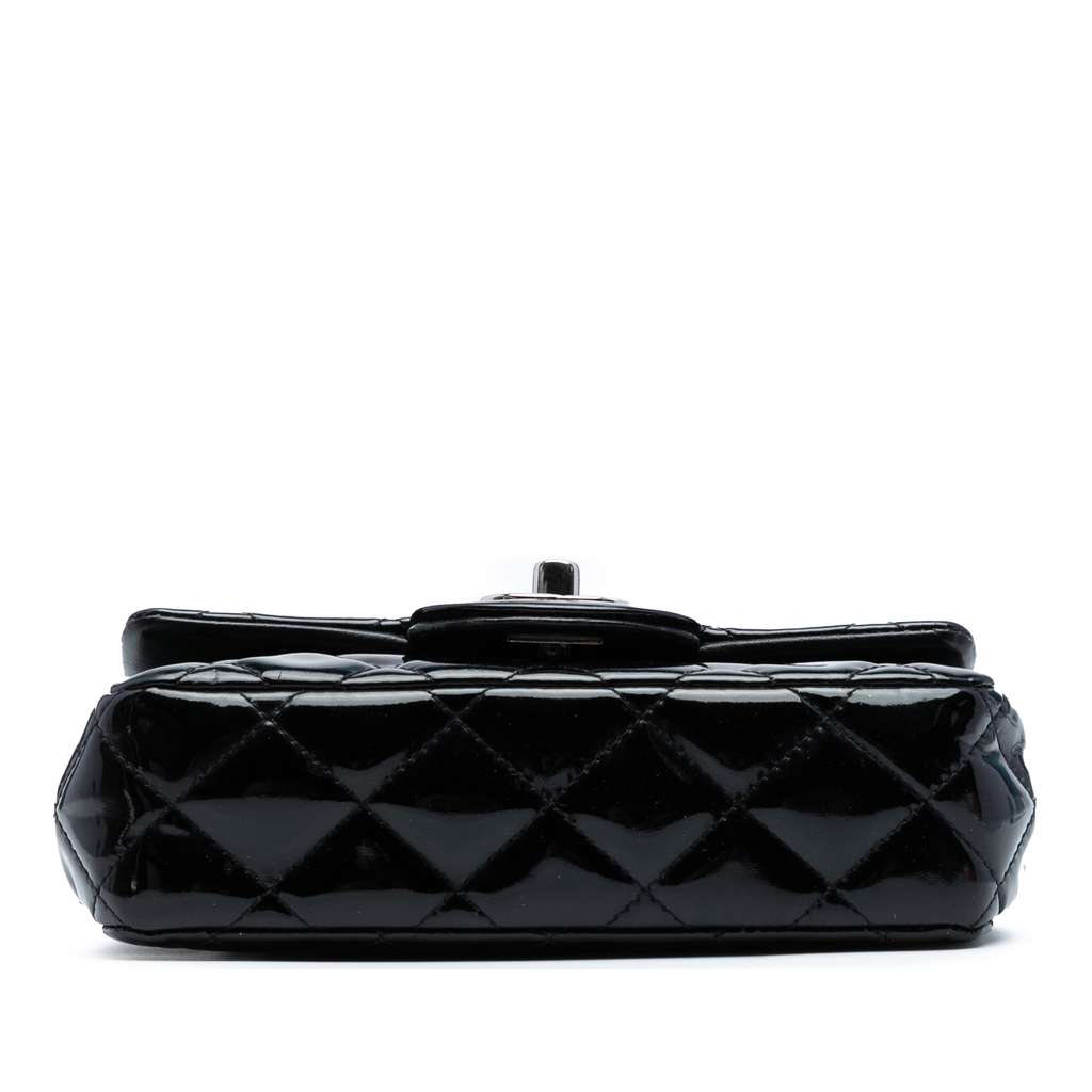 Chanel Extra Mini Rectangular Classic Patent Single Flap - 2