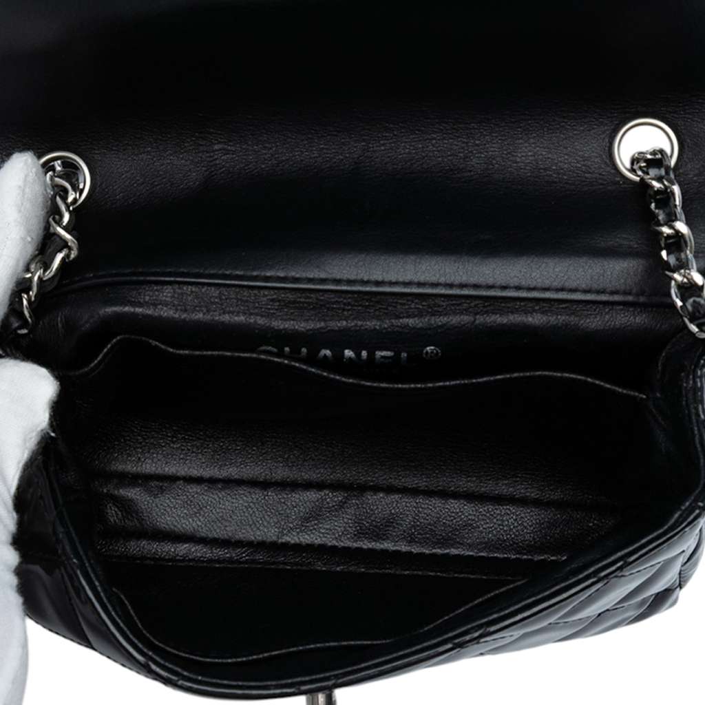 Chanel Extra Mini Rectangular Classic Patent Single Flap - 4