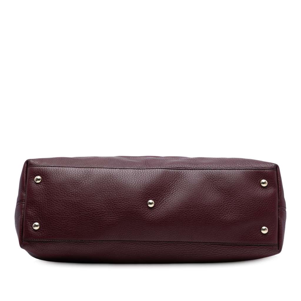 Gucci Medium Leather Soho Working Satchel - 3
