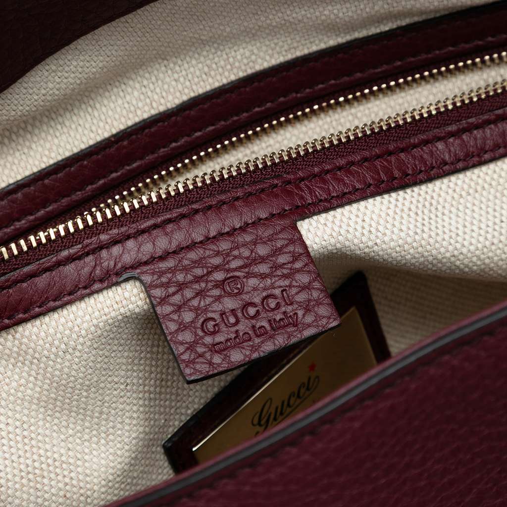 Gucci Medium Leather Soho Working Satchel - 5