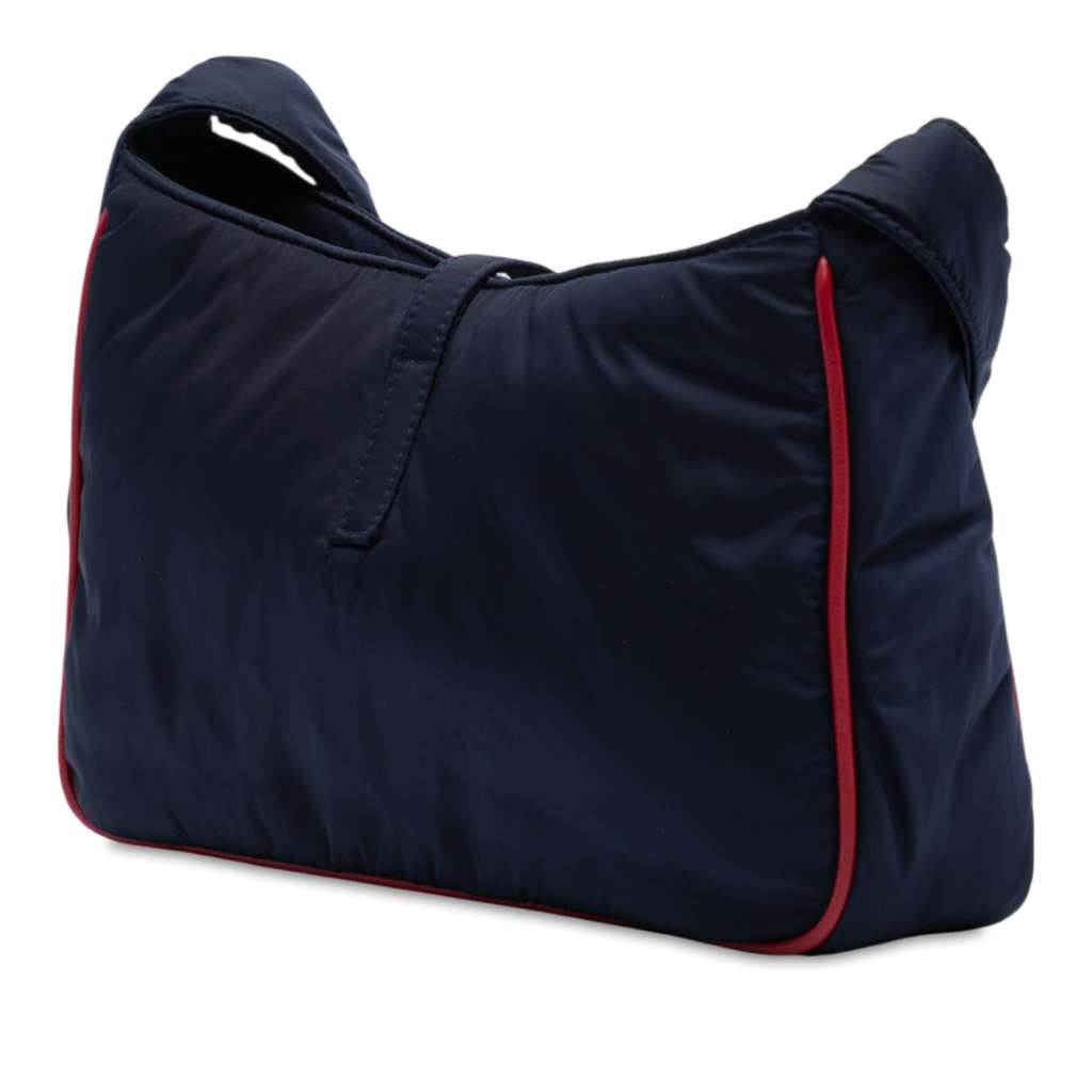 Saint Laurent Nylon Le 5 a 7 Shoulder Bag - Back view