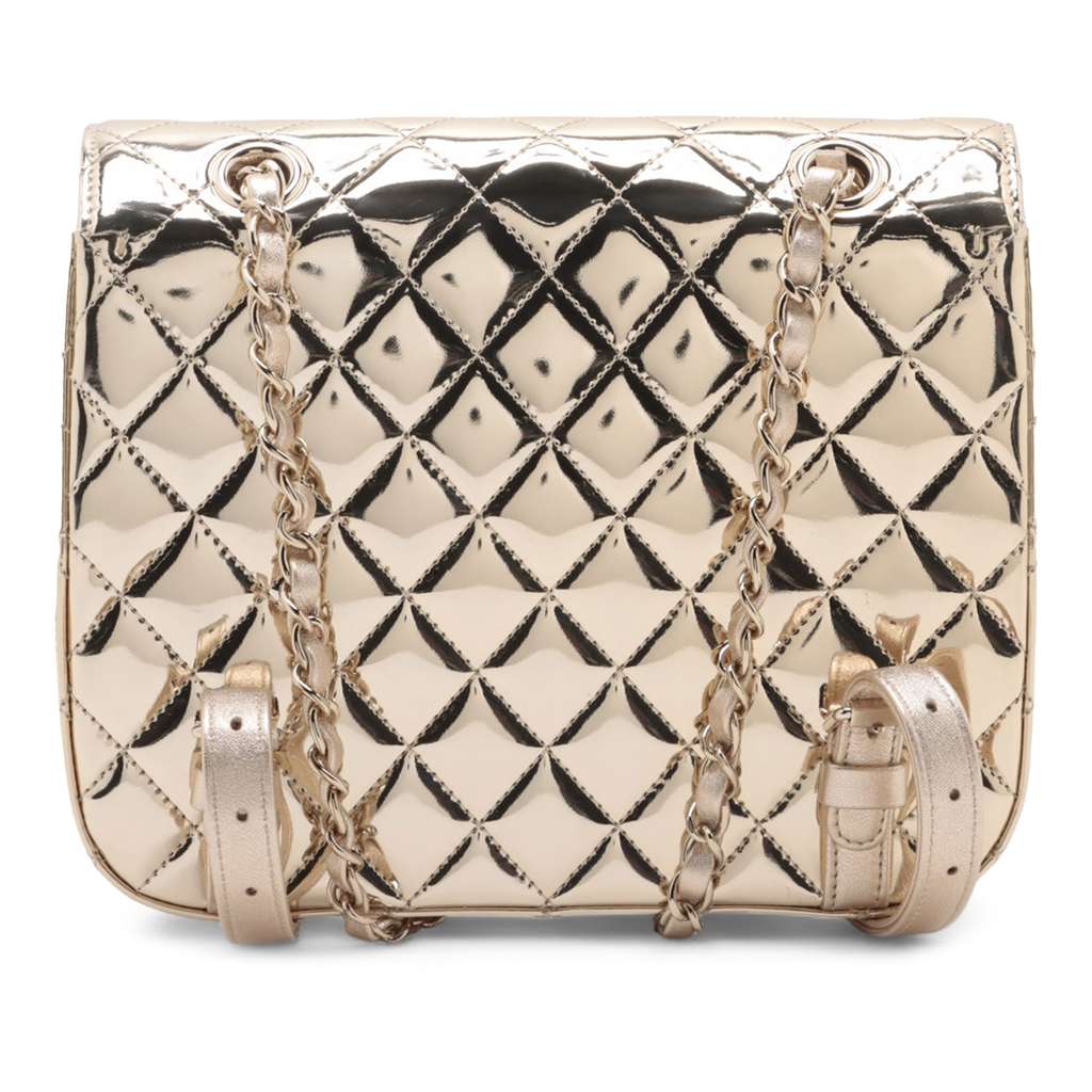 Chanel Quilted Metallic Mirror Calfskin Hollywood Boulevard Backpack - Back view