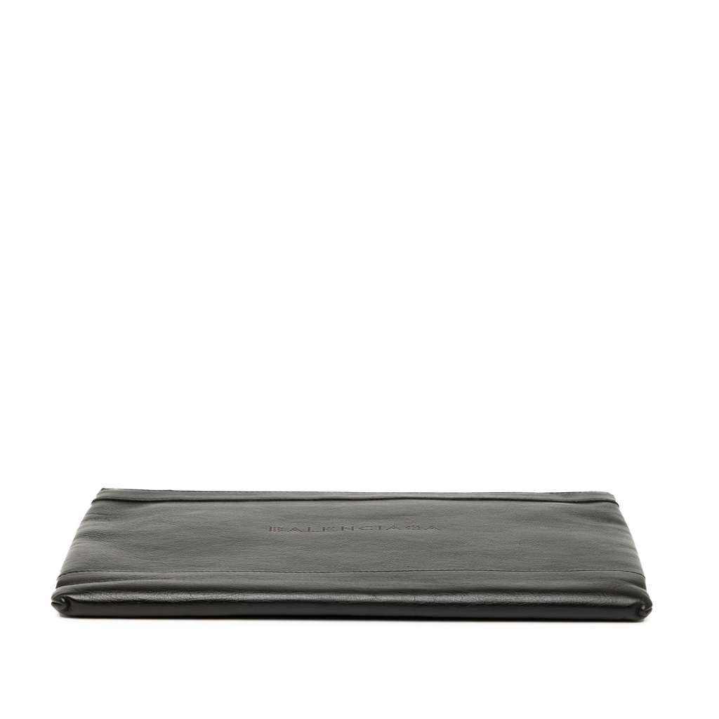 Balenciaga Leather Navy Clip M - Image 6