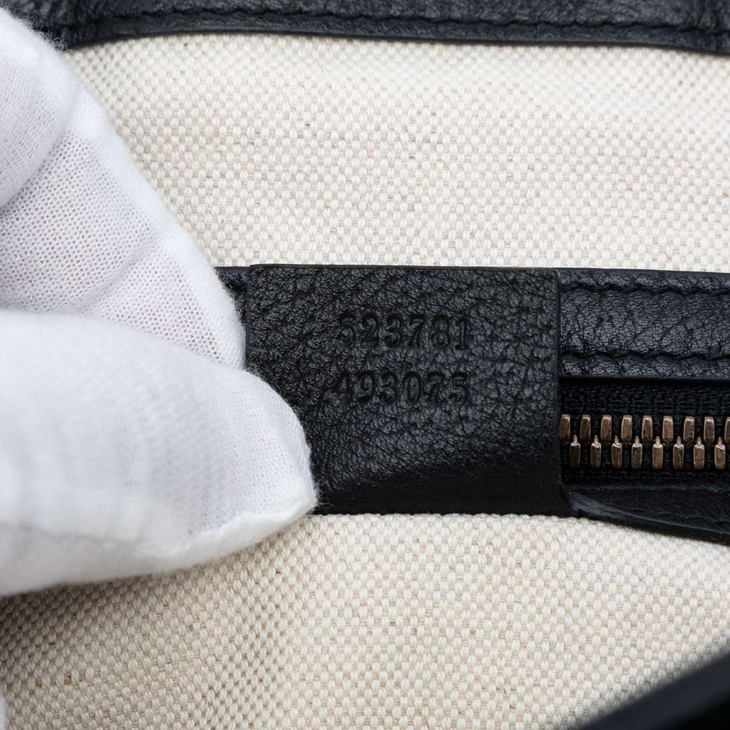 Gucci Large GG Velvet Web Ophidia Tote - Side view