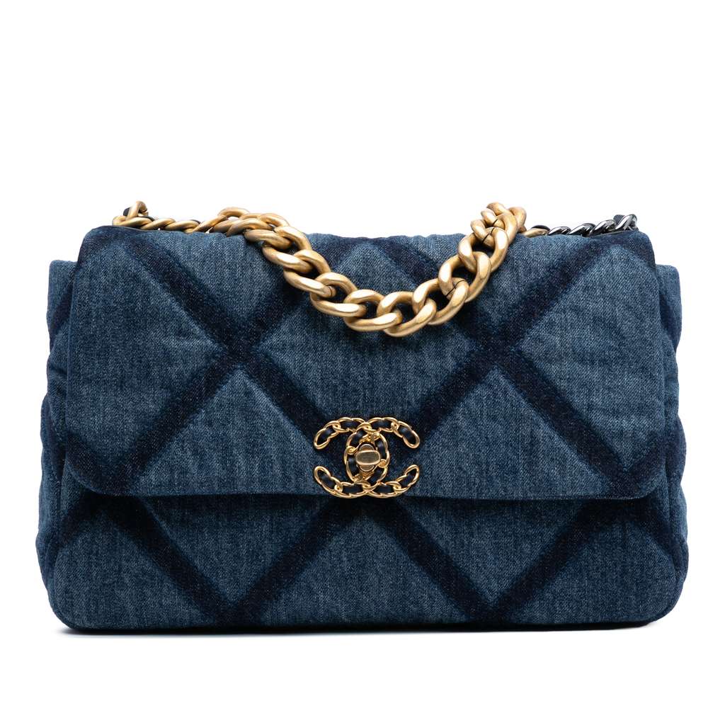Chanel Large Denim 19 Flap