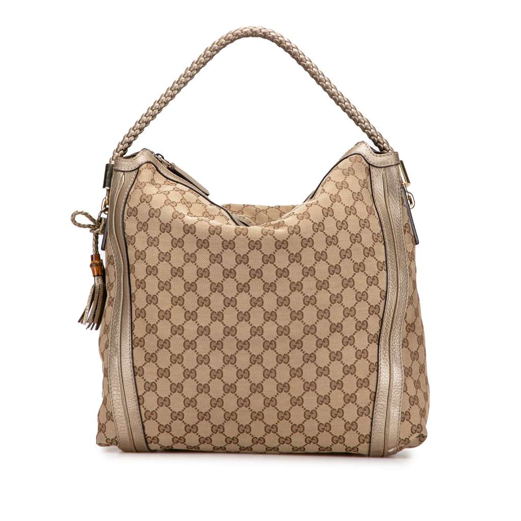 Gucci Large GG Canvas Bella Shoulder Bag