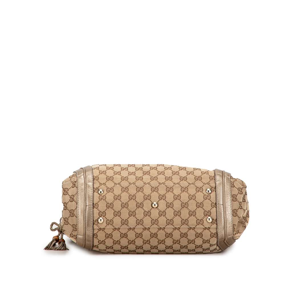 Gucci Large GG Canvas Bella Shoulder Bag - Image 6