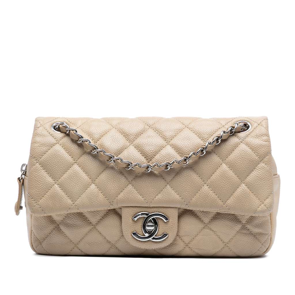 Chanel Medium Quilted Caviar Easy Flap