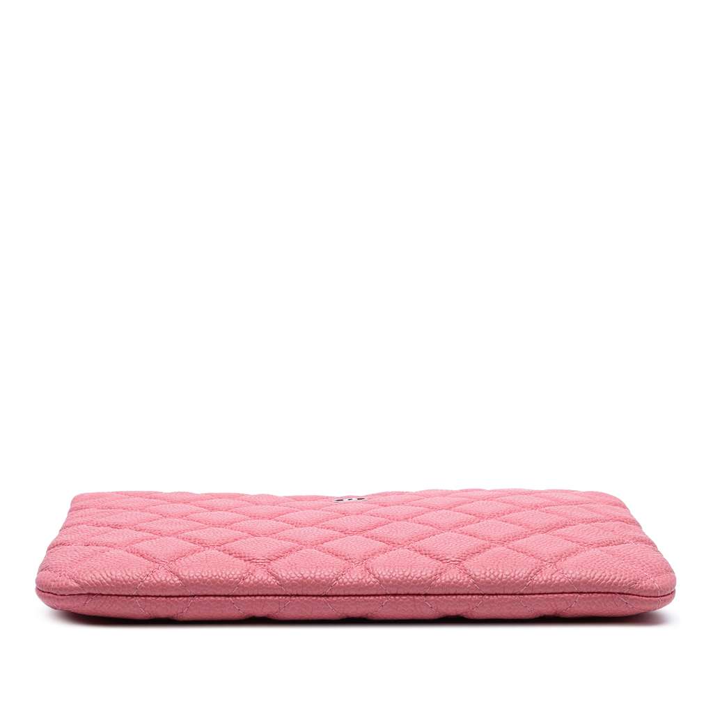 Chanel Small Quilted Caviar O Case Clutch - Image 6