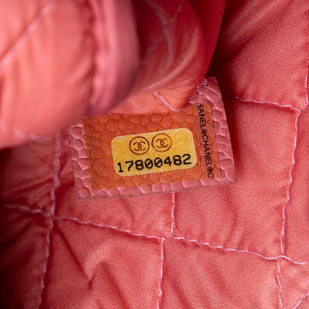 Chanel Small Quilted Caviar O Case Clutch - Side view