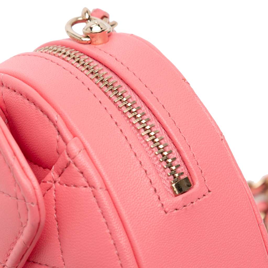 Chanel Mini Lambskin CC in Love Heart Crossbody - Image 10