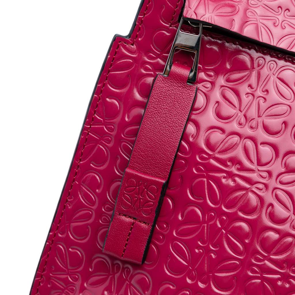 Loewe Embossed Calfskin Anagram Repeat T Pouch - Detail 1