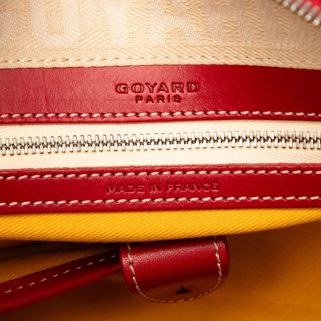 Goyard Goyardine Saint Jeanne MM Red Canvas Good - Box View