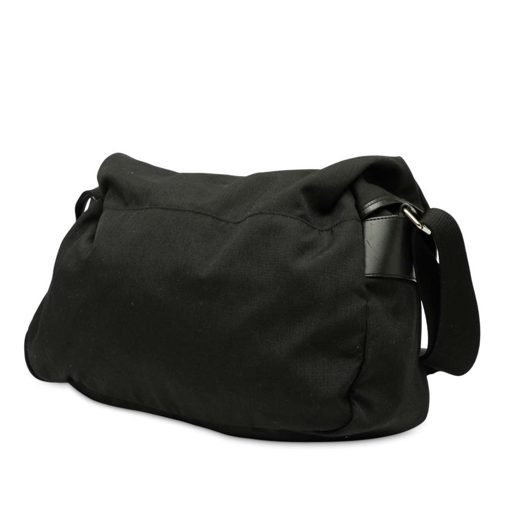 Saint Laurent Canvas Hunting Buckle Messenger Bag - 2