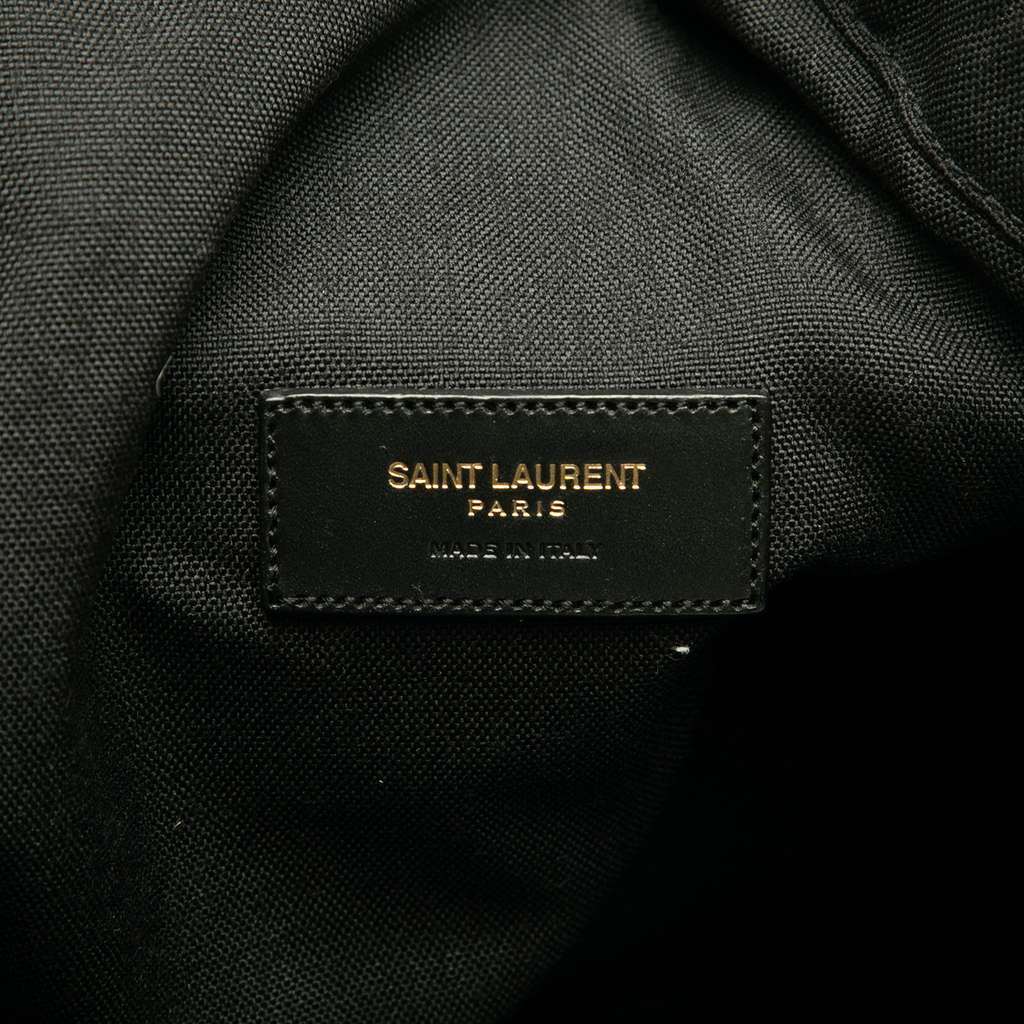 Saint Laurent Canvas Hunting Buckle Messenger Bag - 5
