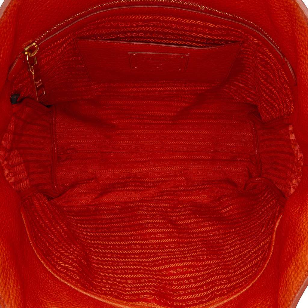 Prada Vitello Daino Open Convertible Tote - 4