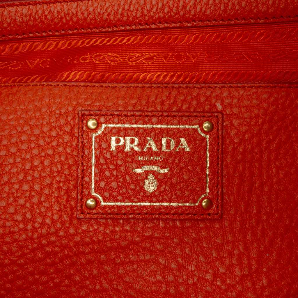 Prada Vitello Daino Open Convertible Tote - Side view