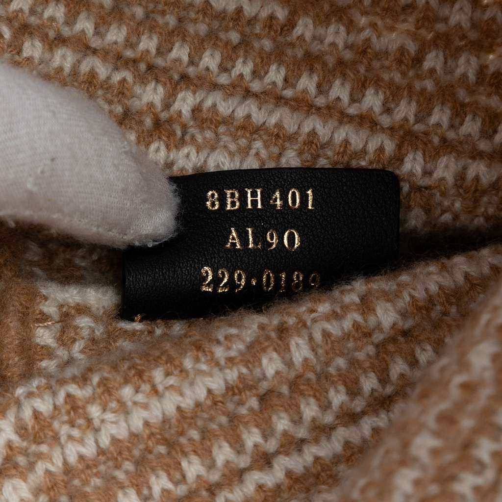 Fendi Large Zucca Cashmere Shopper Tote - Detail 1