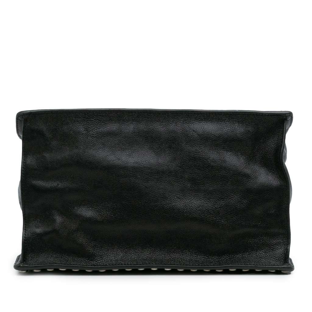 Prada Glace Calf Studded Etiquette Tote - Image 6