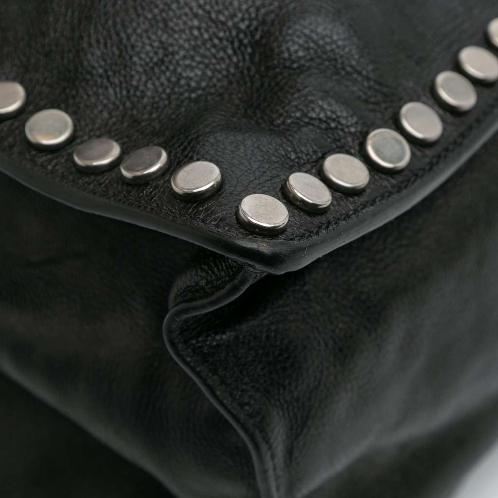 Prada Glace Calf Studded Etiquette Tote - Detail 2