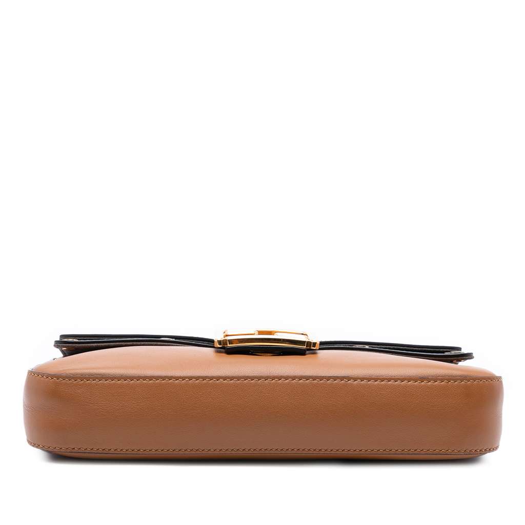 Fendi Vitello Grace FF 1974 Baguette Crossbody - Image 6