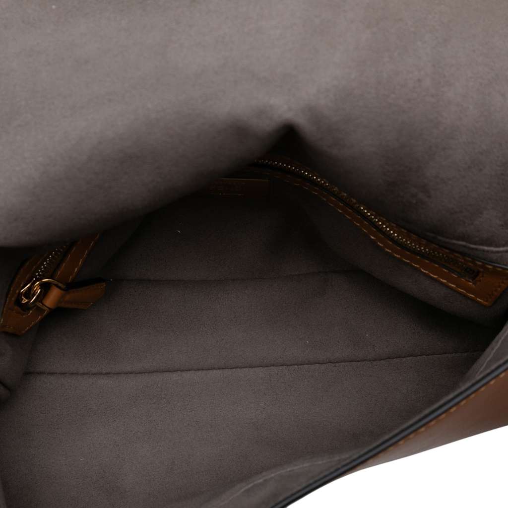 Fendi Vitello Grace FF 1974 Baguette Crossbody - 4