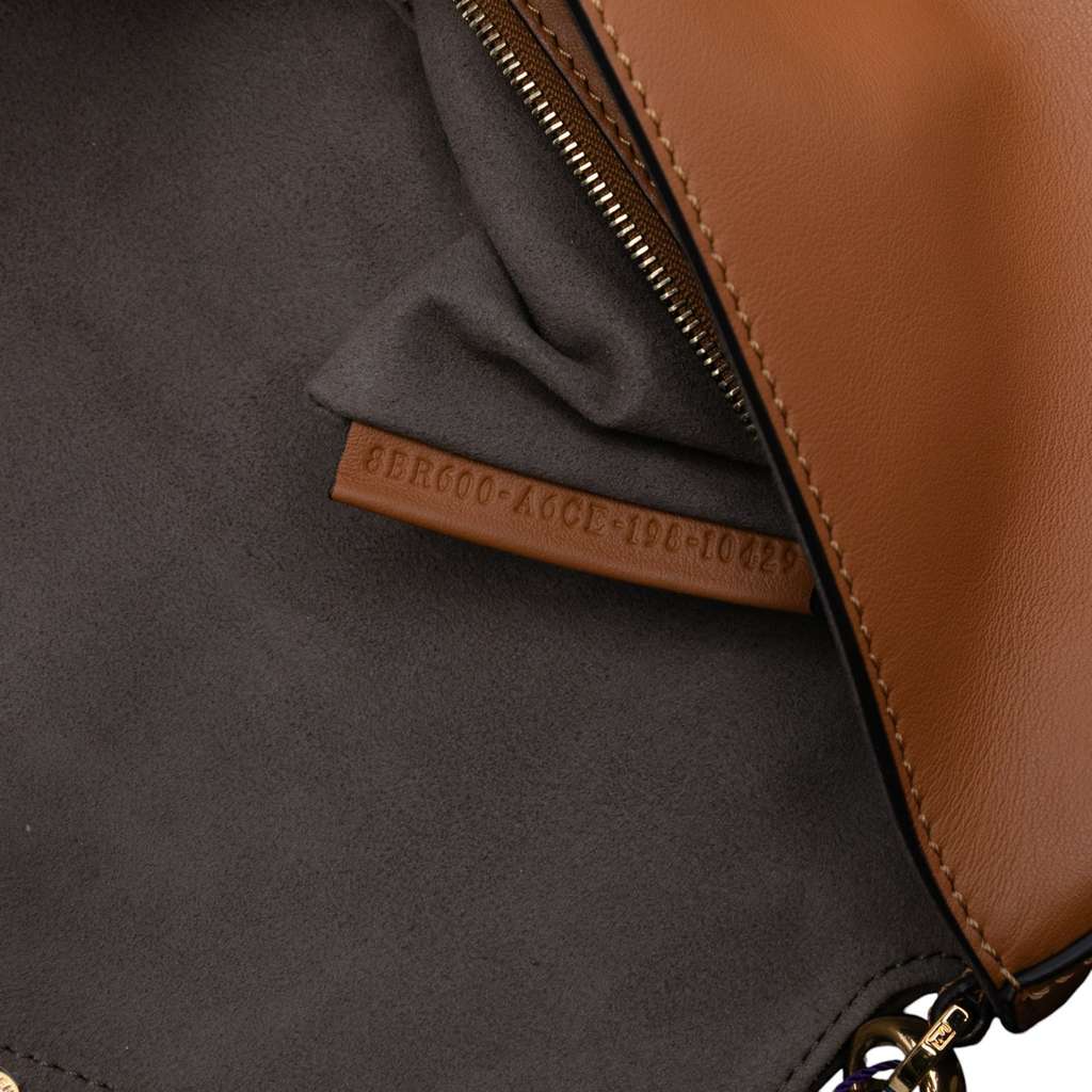 Fendi Vitello Grace FF 1974 Baguette Crossbody - Side view