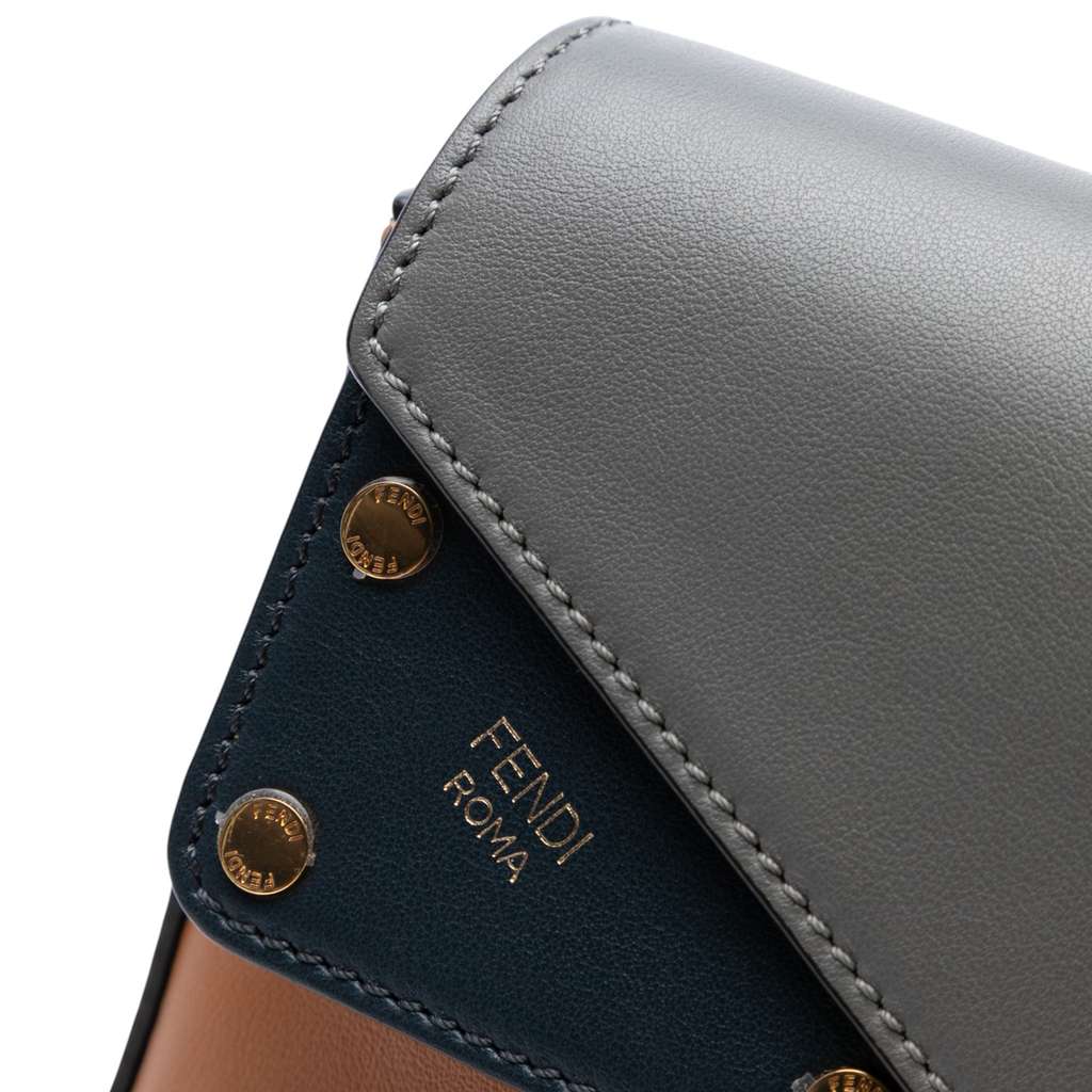 Fendi Vitello Grace FF 1974 Baguette Crossbody - Detail 2