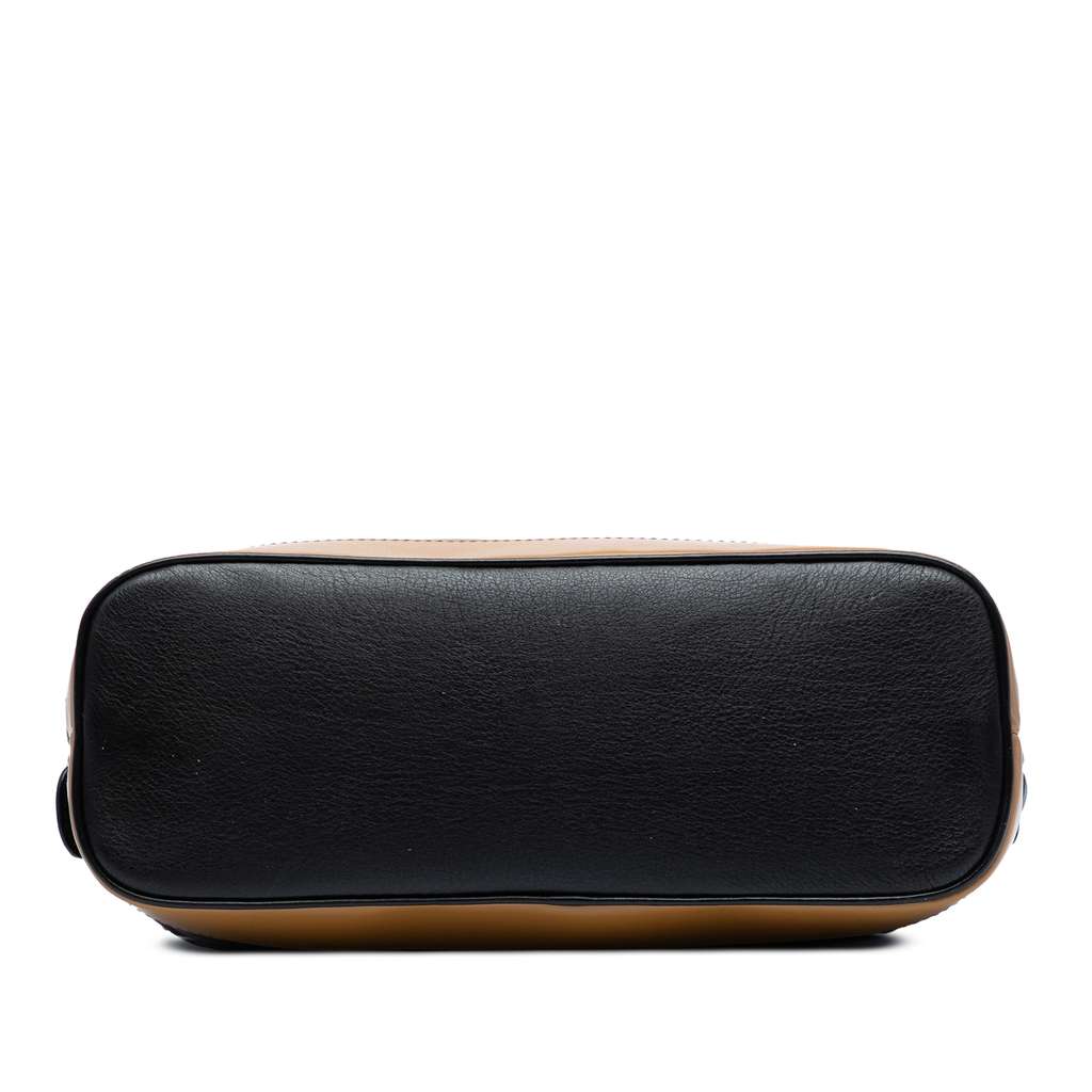 Celine Bicolor Leather Shoulder Bag - Image 6