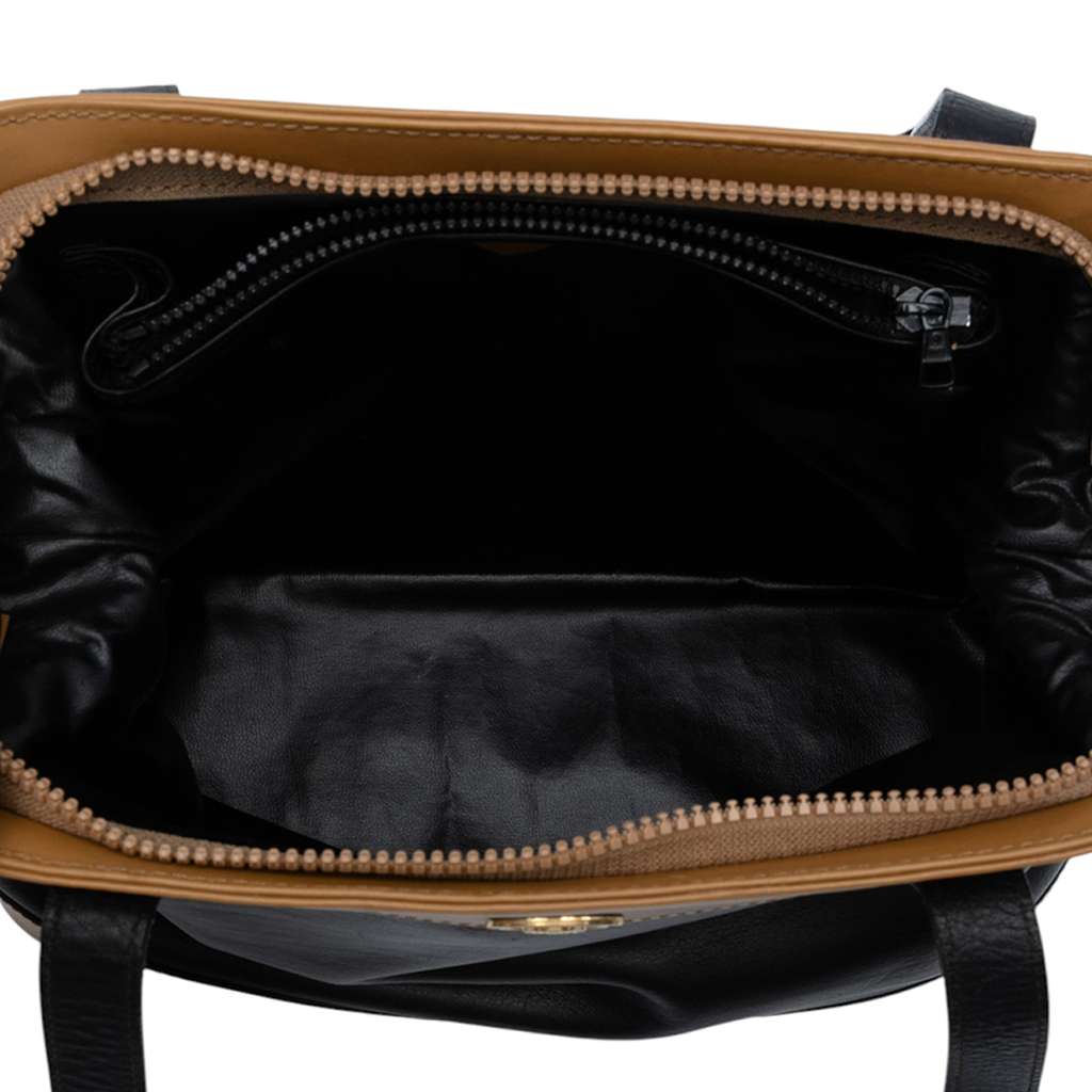 Celine Bicolor Leather Shoulder Bag - 4