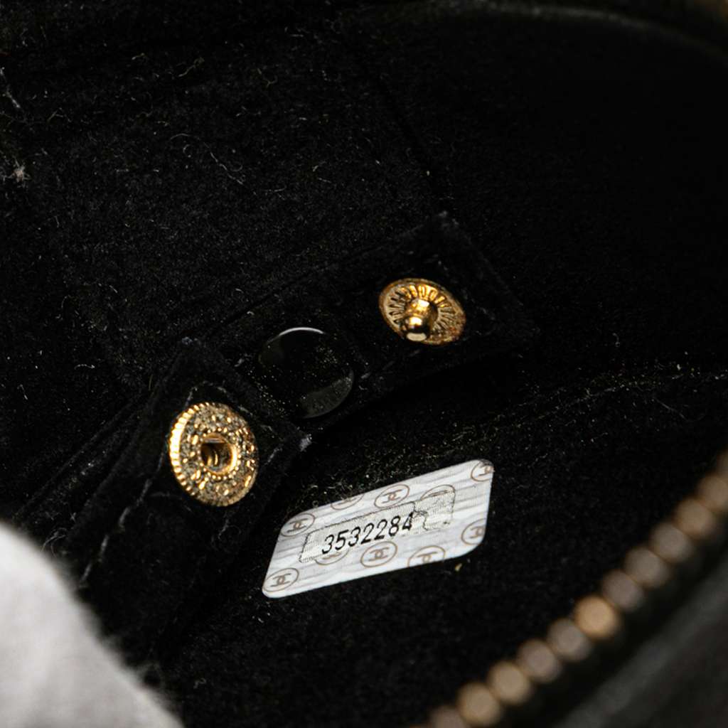 Chanel Caviar Round Travel Jewelry Case - Image 10