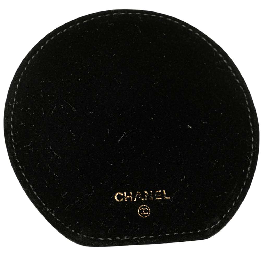 Chanel Caviar Round Travel Jewelry Case - Image 11
