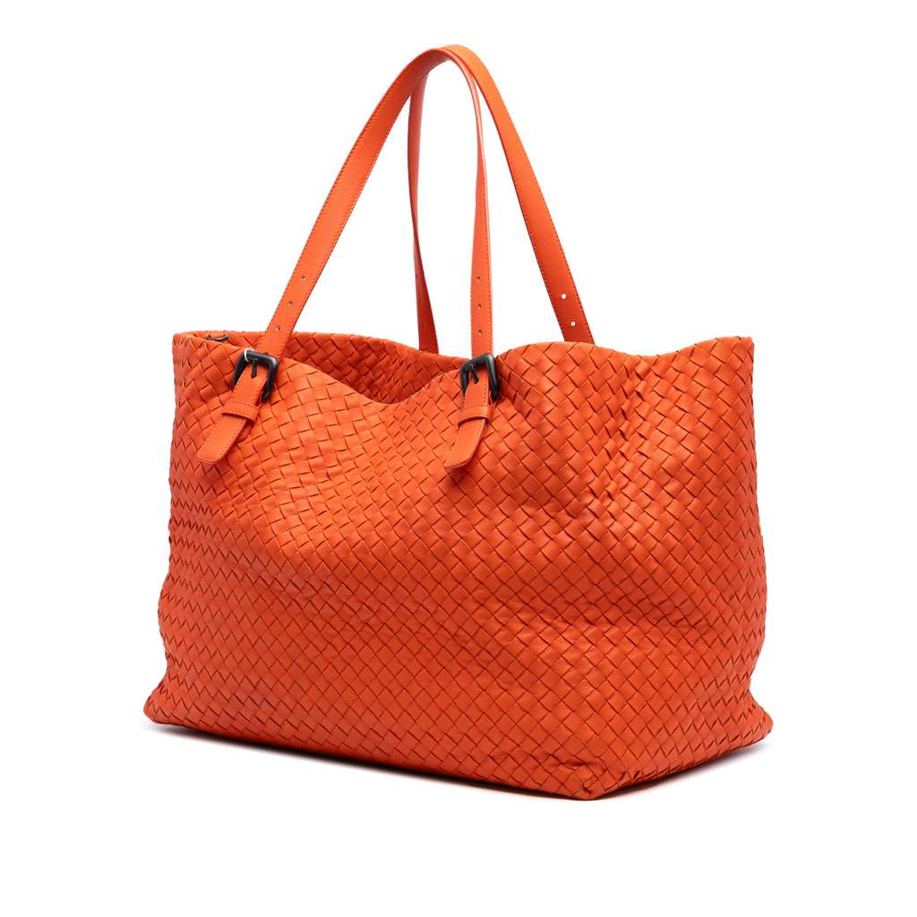 Bottega Veneta Large Nappa Intrecciato Cesta Tote - Back view