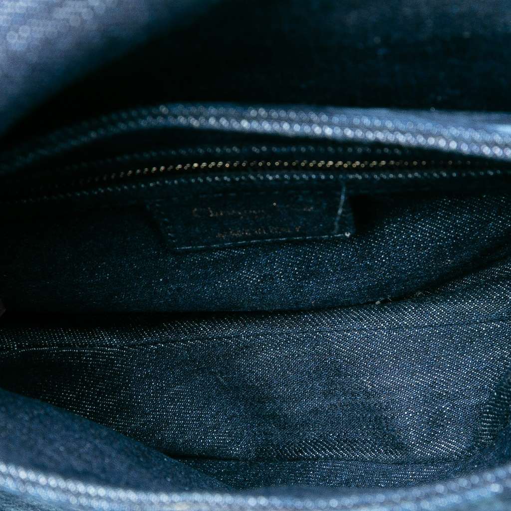 Dior Denim Tie Dye Saddle Bag - 4