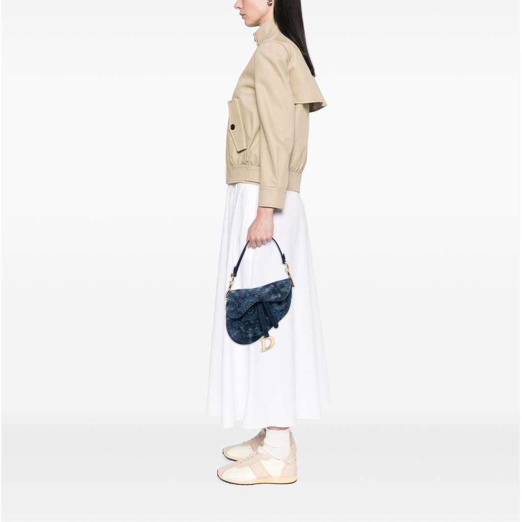 Dior Denim Tie Dye Saddle Bag - Detail 2