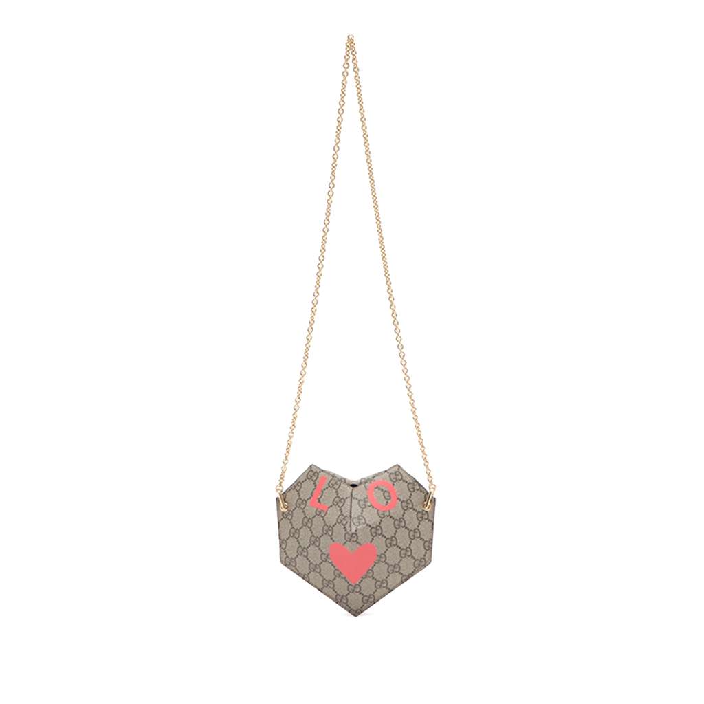 Gucci GG Supreme Heart Love on Chain - Detail 2