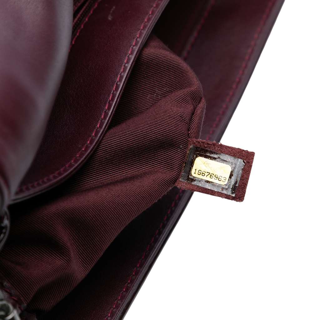 Chanel Medium Patent Boy Reverso Flap - Side view