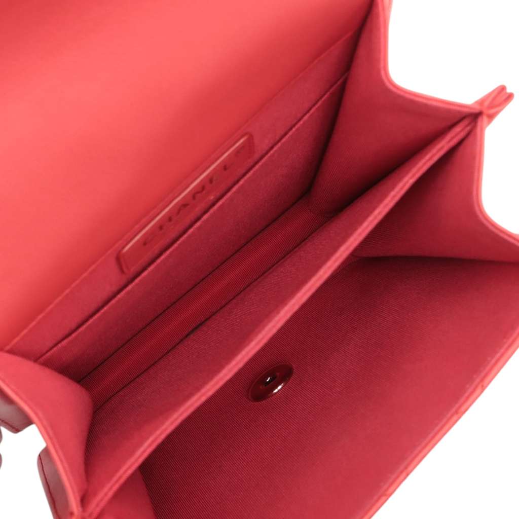 Chanel Quilted Lambskin North South Boy Flap - Image 6