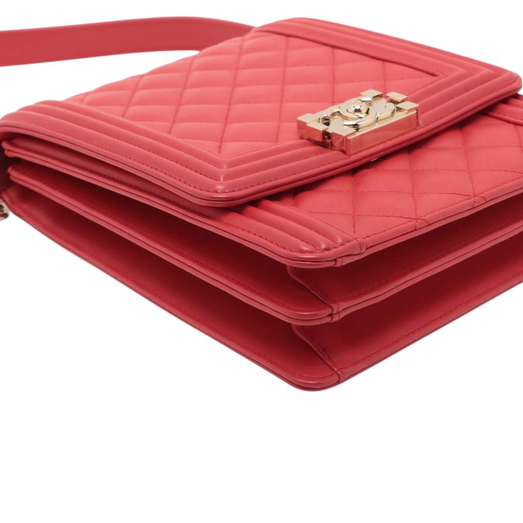 Chanel Quilted Lambskin North South Boy Flap - Image 10