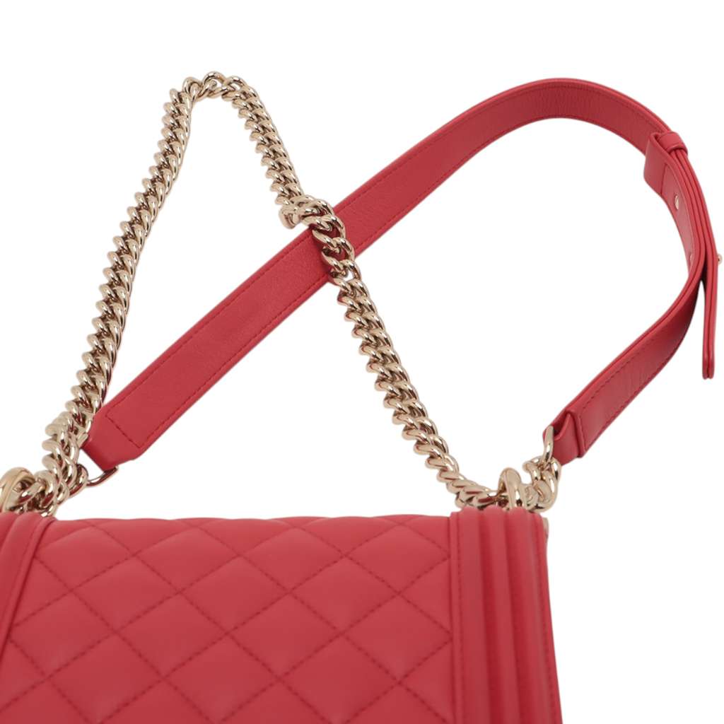 Chanel Quilted Lambskin North South Boy Flap - Image 11