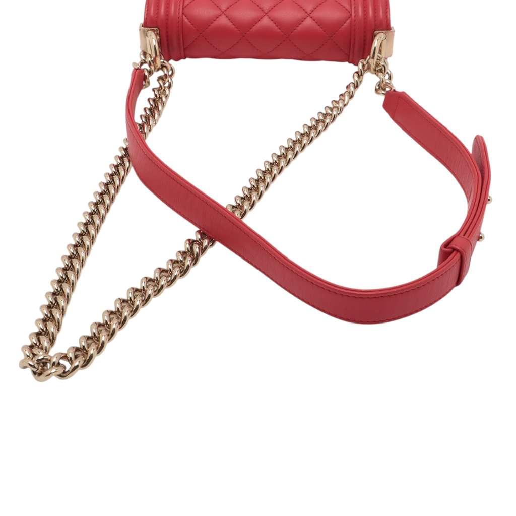 Chanel Quilted Lambskin North South Boy Flap - Image 12