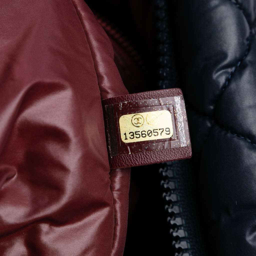 Chanel Quilted Nylon Coco Cocoon Hobo - Side view