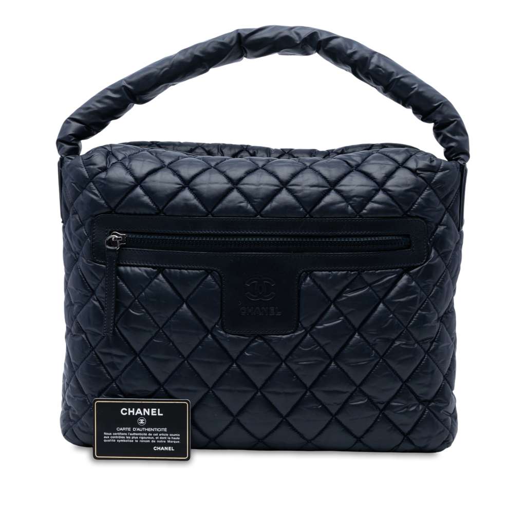 Chanel Quilted Nylon Coco Cocoon Hobo - Image 10