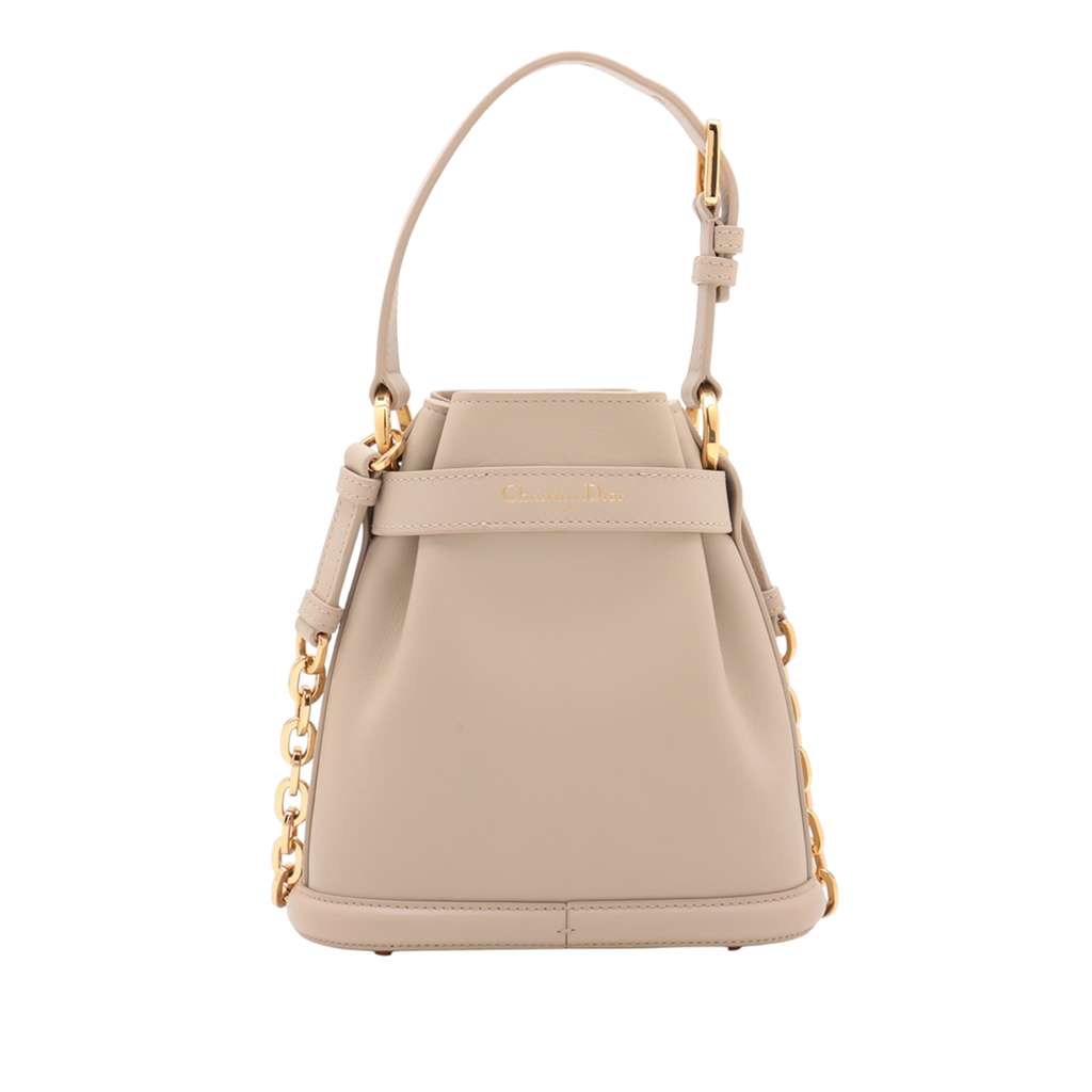 Dior Small Embossed Calfskin CEst Dior Bag - Back view