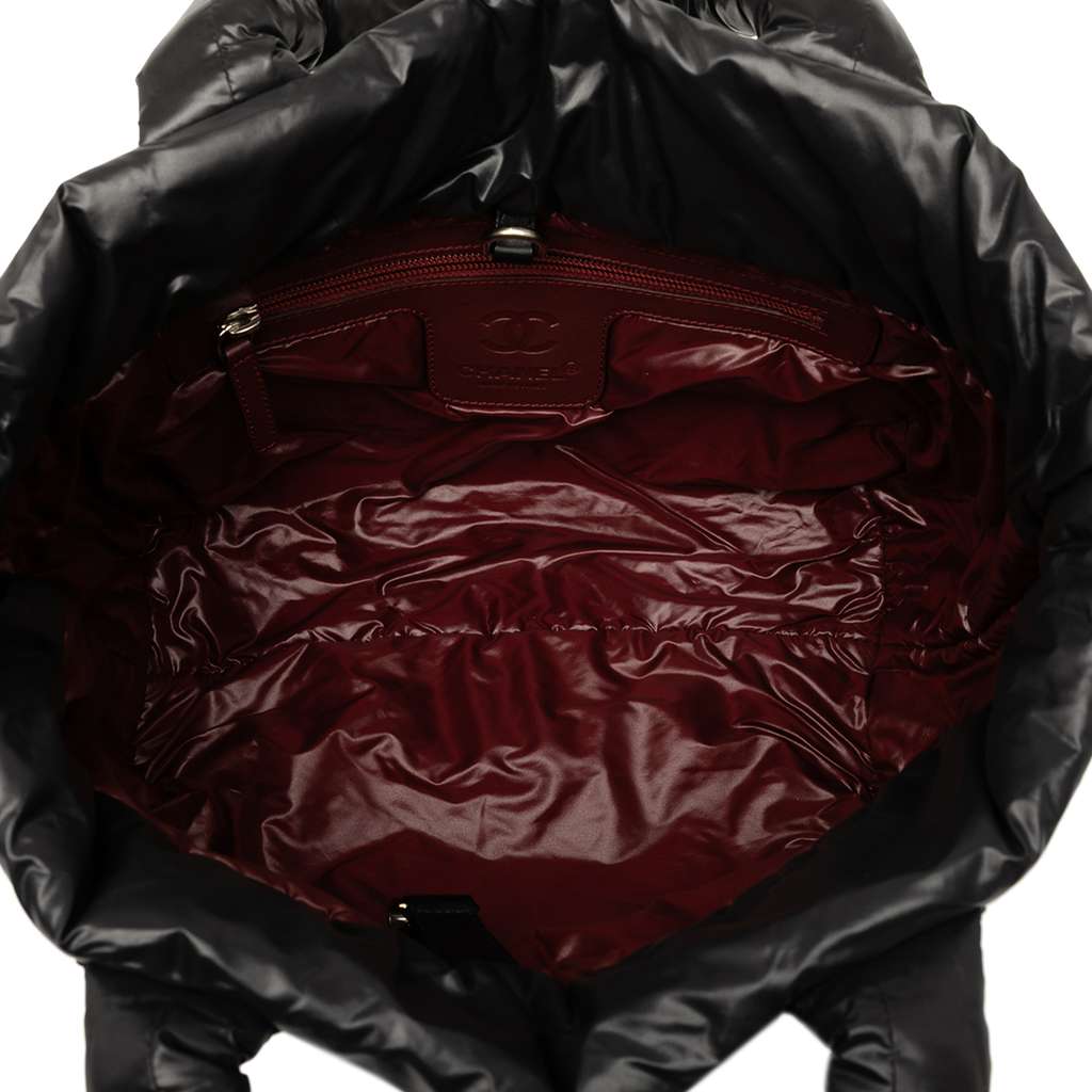 Chanel Small Quilted Nylon Coco Cocoon Tote - 4