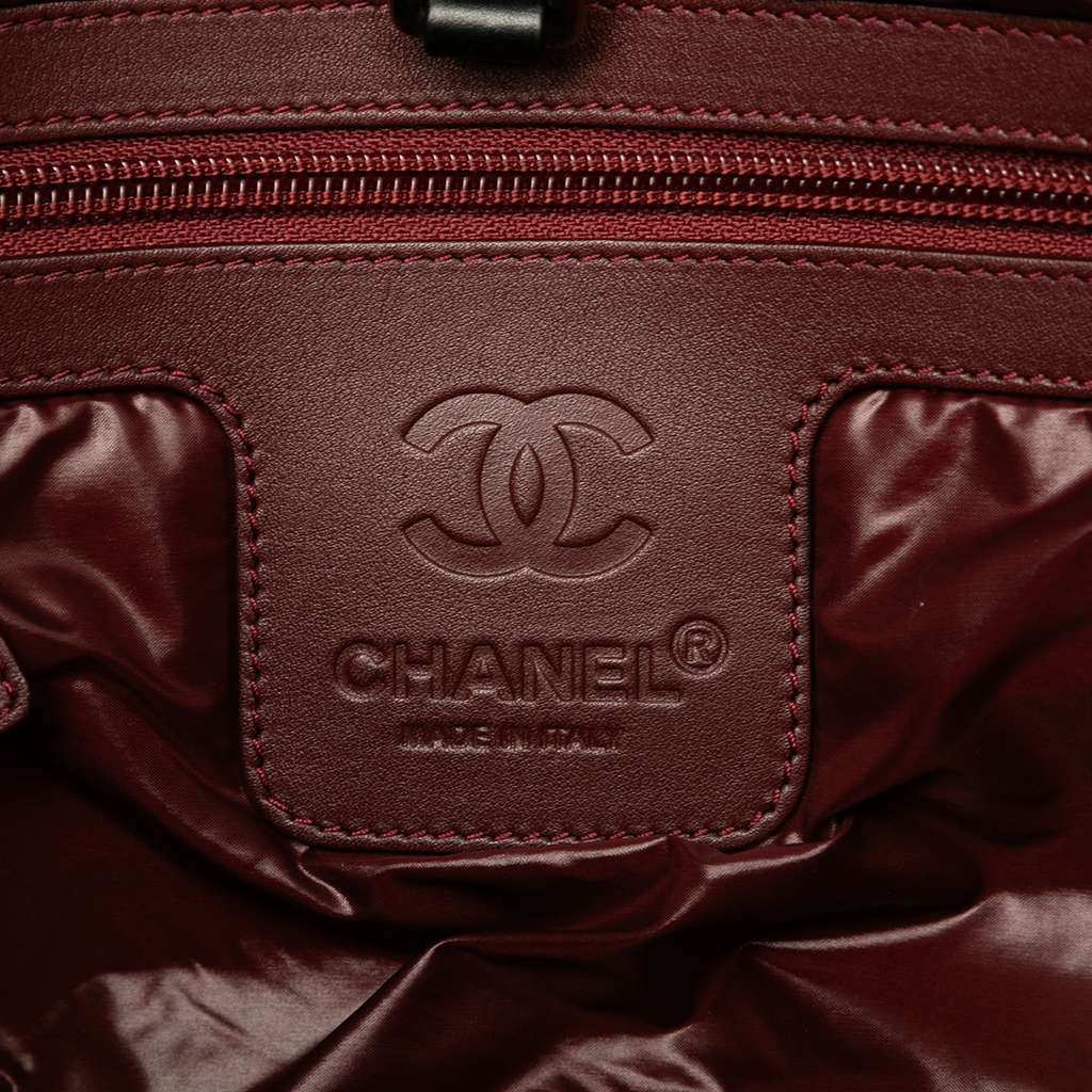 Chanel Small Quilted Nylon Coco Cocoon Tote - Side view