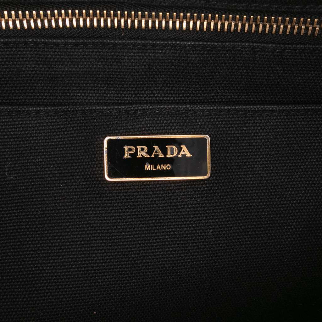 Prada Canvas Canapa Logo Satchel - 5