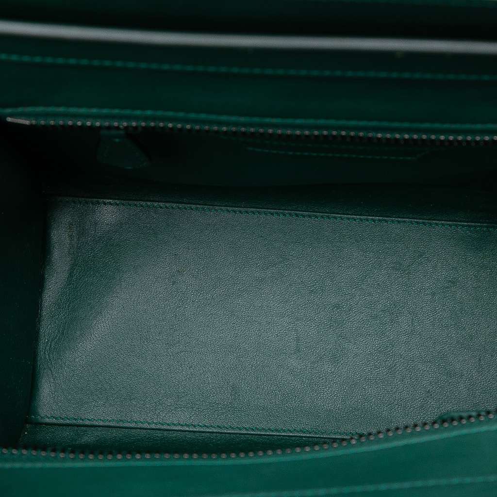 Celine Mini Bicolor Leather and Felt Trimmed Luggage Tote - 4