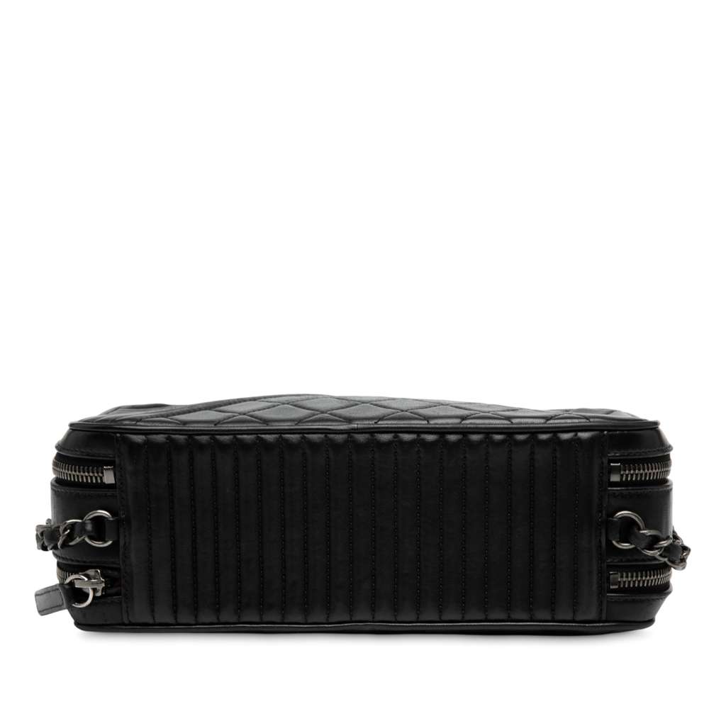 Chanel Medium Quilted Lambskin Coco Boy Camera Bag - Image 6