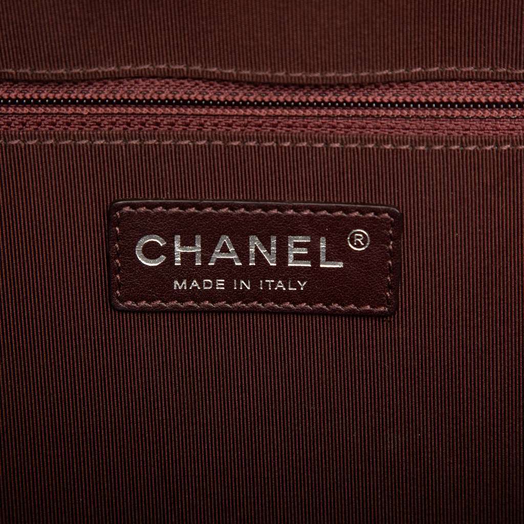 Chanel Medium Quilted Lambskin Coco Boy Camera Bag - Side view